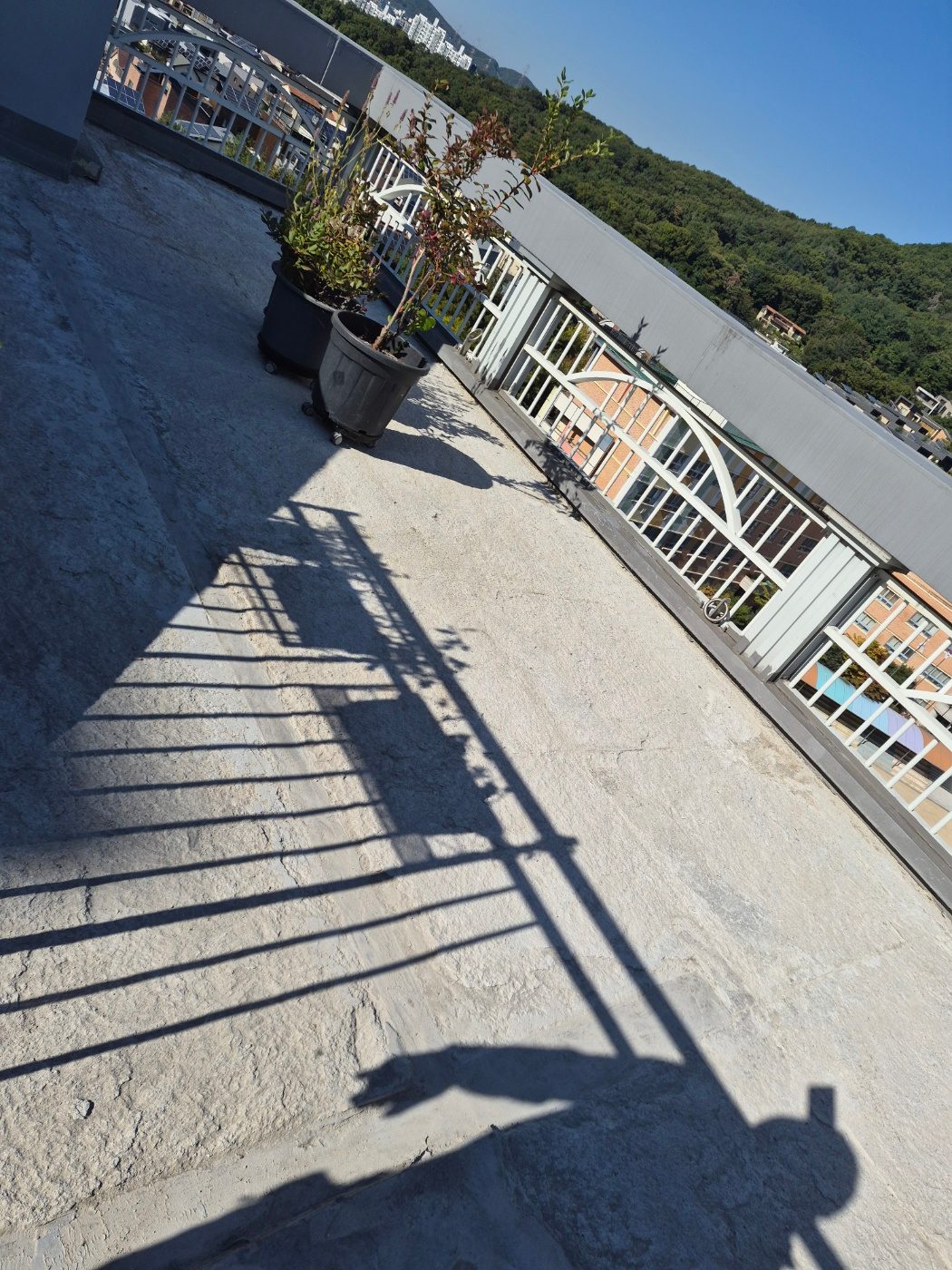 용인 중동 아파트 옥상 우레탄 철거 완료