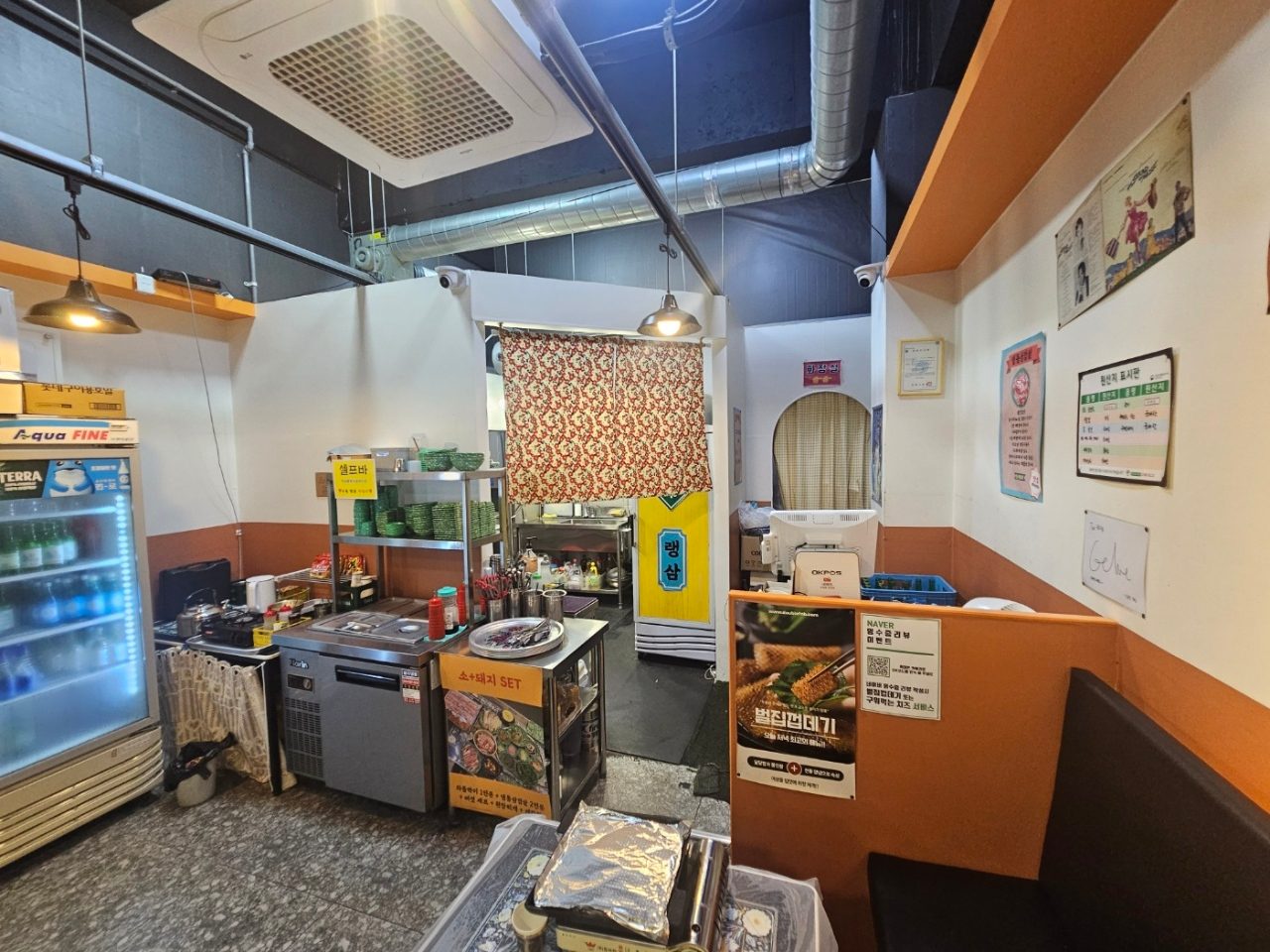만수동 20평 상가 식당 철거 전 주방 쪽